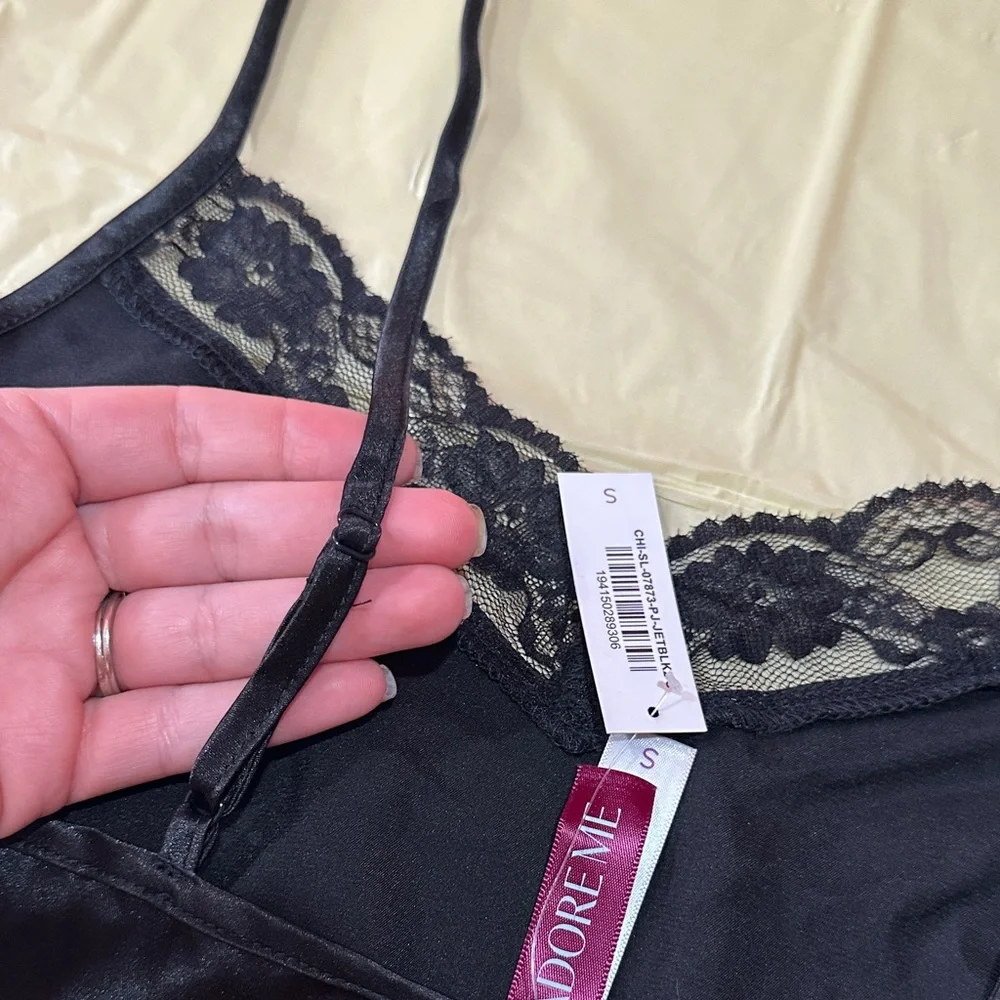 Adore Me Elegant Black Satin Camisole size small - Picture 6 of 6